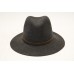 Rag & Bone Hat Floppy Brim Fedora Charcoal Wool Felt Size Medium Leather Band  eb-24552593